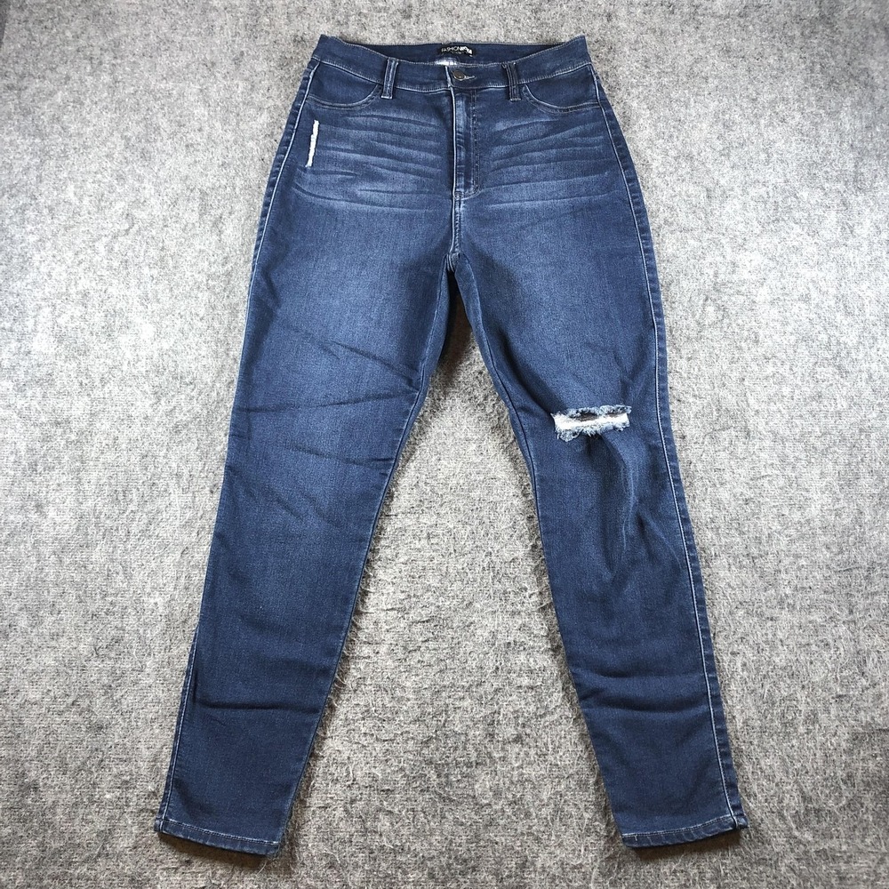 Fashion Nova Jeans‎ 13/31 High Rise Skinny Stretch Denim Medium Blue
